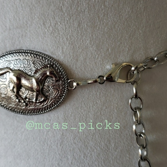 Concho Horse Belt Western Belt Cowgirl Belt Rodeo Belt Cinto Vaquero Rodeo Belt - Picture 9 of 15